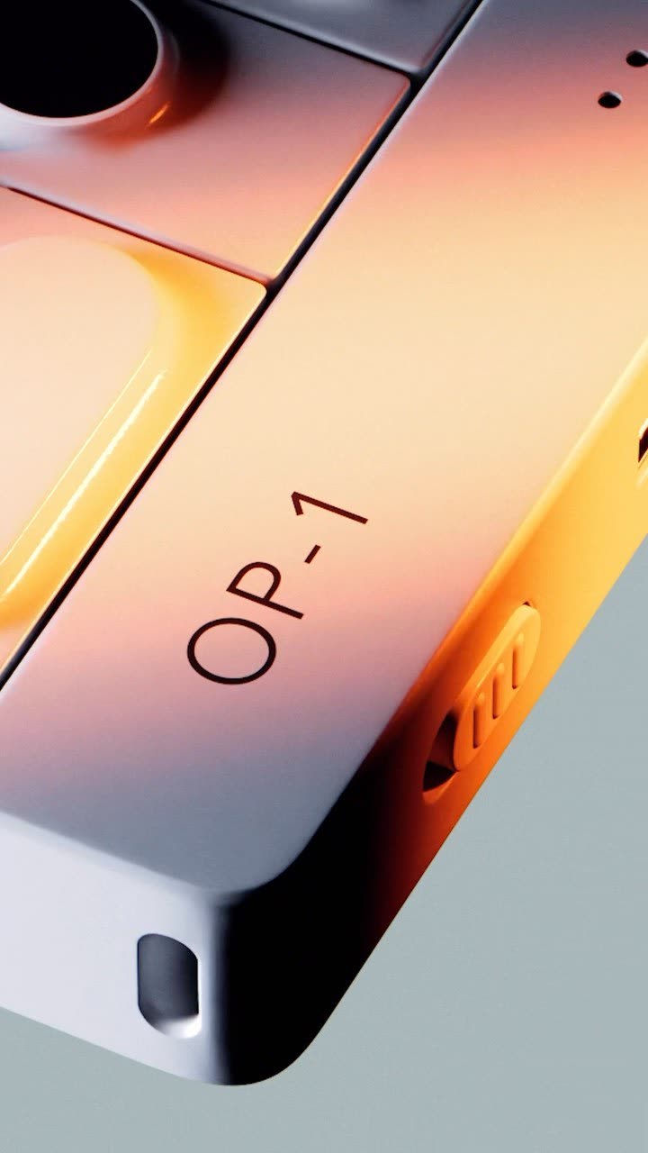 OP-1 synth render